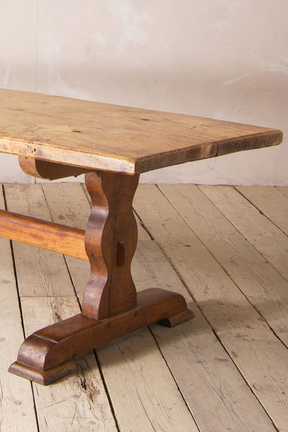 2.5m 19th century Solid walnut dining table