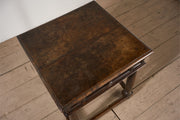 17th Century Italian walnut square side table - TallBoy Interiors