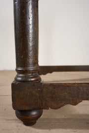 17th Century Italian walnut square side table - TallBoy Interiors
