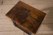 18th century Spanish walnut side table with bobbin legs - TallBoy Interiors