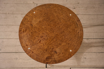 20th century Burr walnut Gueridon table