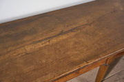 19th century 3m Single slab Walnut top Italian table - TallBoy Interiors
