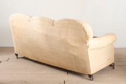 Early 20th century Scalloped back country house sofa - TallBoy Interiors