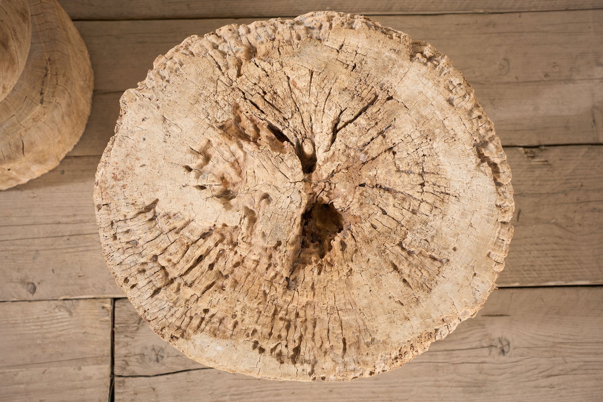 Pair of 19th century Rustic wood side tables - TallBoy Interiors