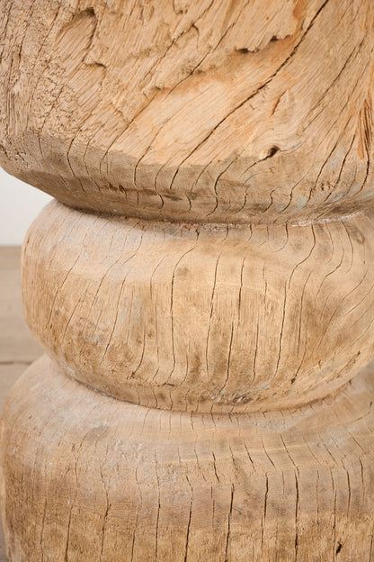 Pair of 19th century Rustic wood side tables - TallBoy Interiors