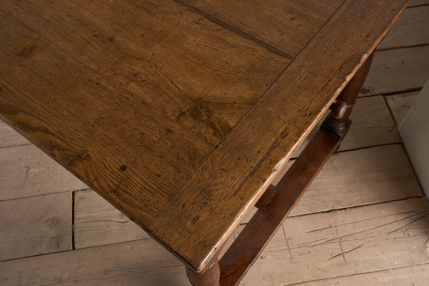 19th century French oak farmhouse dining table - TallBoy Interiors