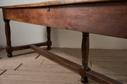 19th century French oak farmhouse dining table - TallBoy Interiors