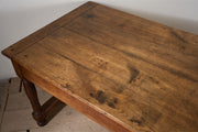 19th century French oak farmhouse dining table - TallBoy Interiors