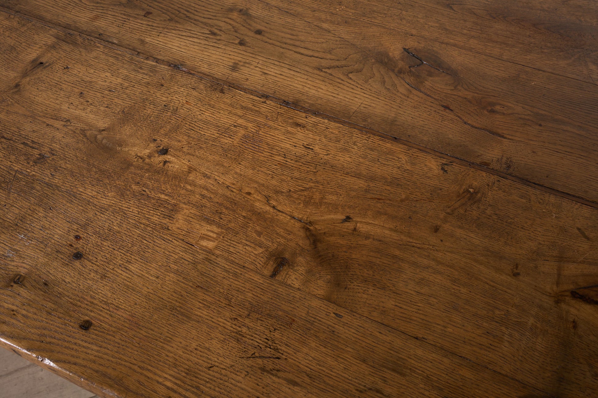 19th century French oak farmhouse dining table - TallBoy Interiors
