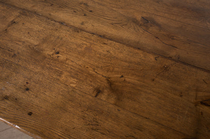 19th century French oak farmhouse dining table - TallBoy Interiors