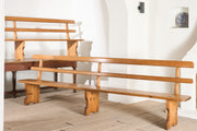 3.1m Pair of 19th century Pine benches - TallBoy Interiors