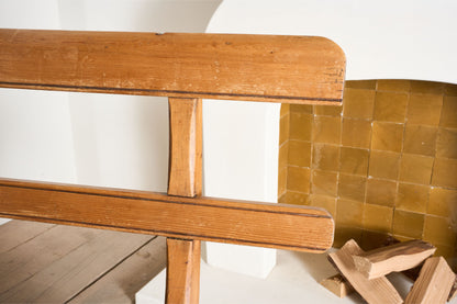 3.1m Pair of 19th century Pine benches