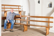 3.1m Pair of 19th century Pine benches - TallBoy Interiors