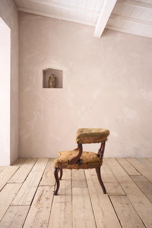 19th century solid mahogany desk chair