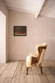 Georgian wide seated wingback armchair - TallBoy Interiors