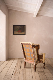 Georgian wide seated wingback armchair - TallBoy Interiors