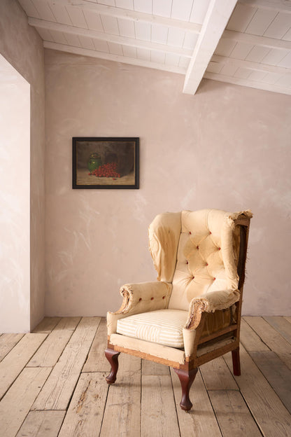 Large proportioned Victorian Wingback armchair