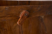 18th century country settle with fold down table - TallBoy Interiors