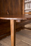 18th century country settle with fold down table