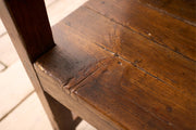 18th century country settle with fold down table - TallBoy Interiors