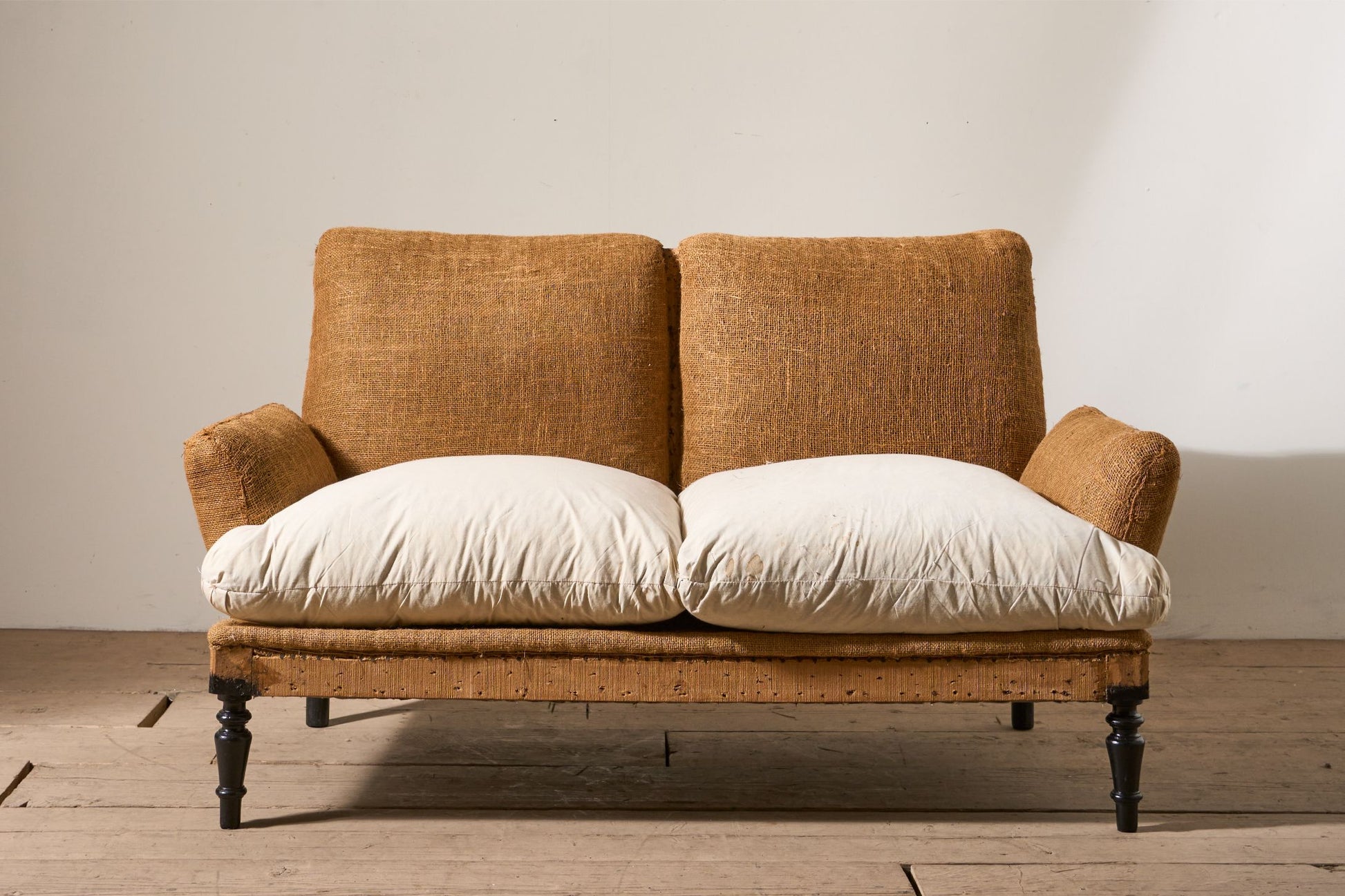Napoleon III Pillow back and armed sofa - TallBoy Interiors