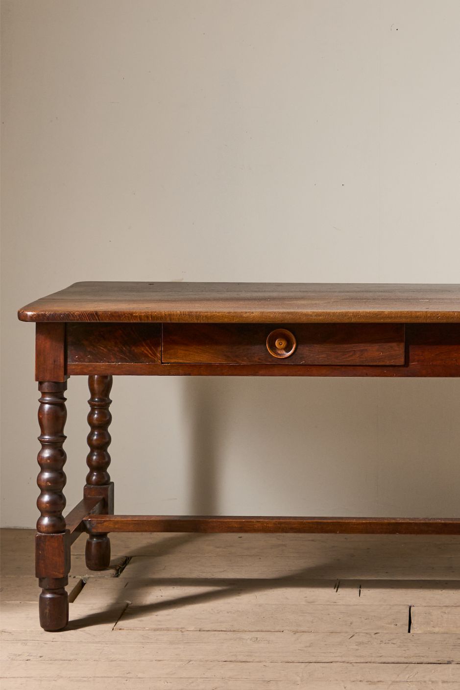 19th Century Italian walnut drapers table - TallBoy Interiors