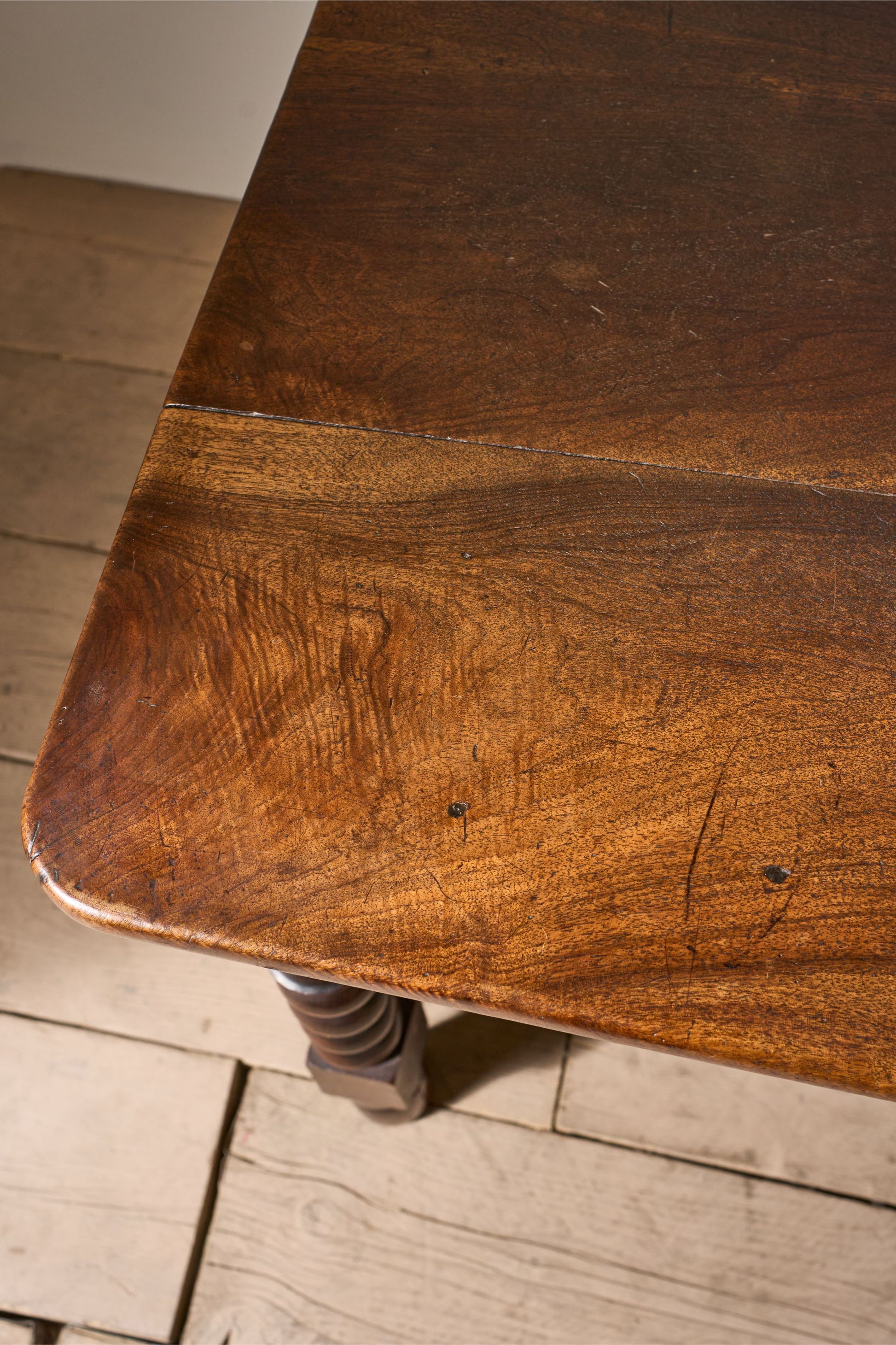19th Century Italian walnut drapers table - TallBoy Interiors