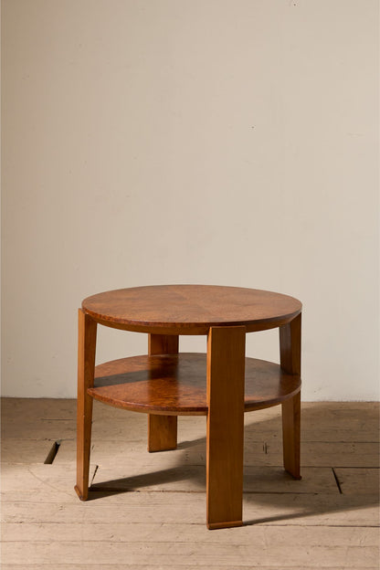 Art Deco Burr yew coffee table - TallBoy Interiors