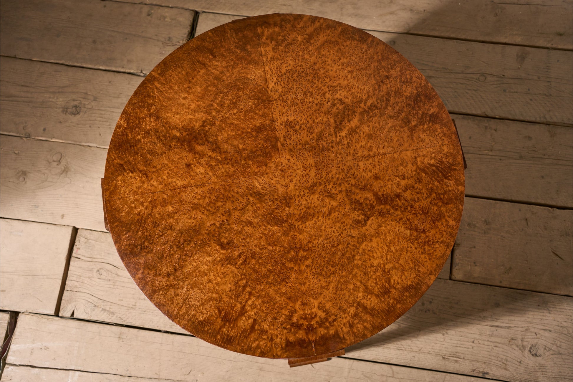 Art Deco Burr yew coffee table - TallBoy Interiors