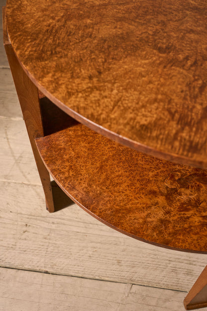 Art Deco Burr yew coffee table - TallBoy Interiors