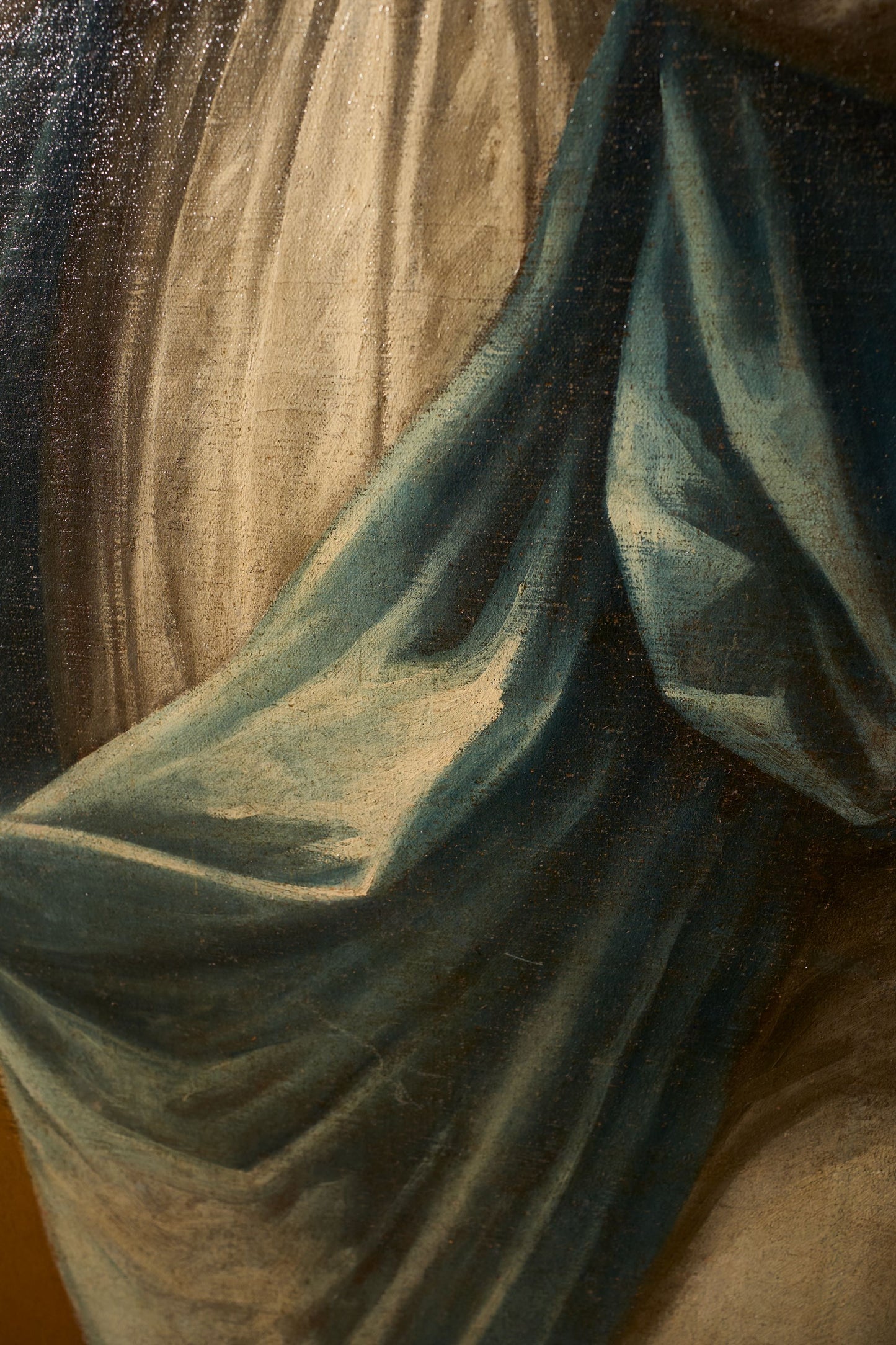 Very large 17th Century oil on canvas painting of the 'Immaculate conception' - TallBoy Interiors