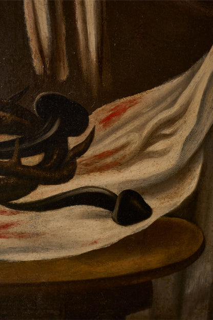 18th Century Spanish painting of Mary 'Passion of Christ'