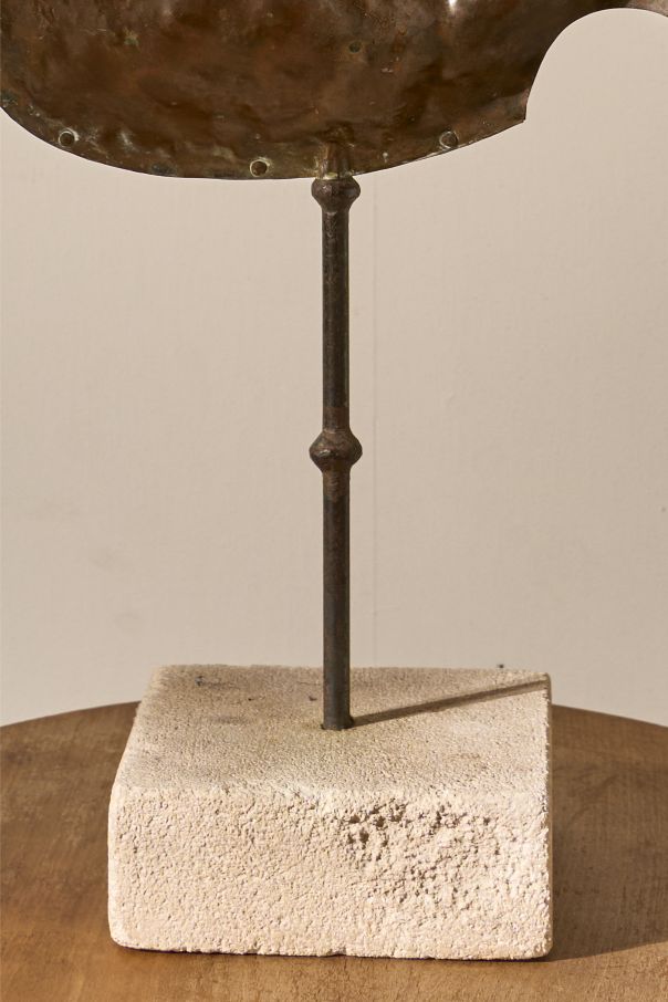 Early 20th century Copper cockerel weather vane