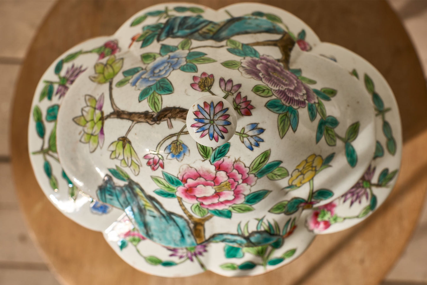 Early 20th century Famille rose Chinese porcelain Ginger jar