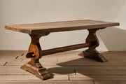 19th Century French oak dining table - TallBoy Interiors