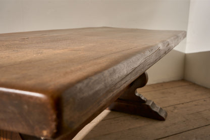 19th Century French oak dining table - TallBoy Interiors