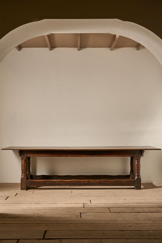 Long 18th Century English Oak refectory table - TallBoy Interiors