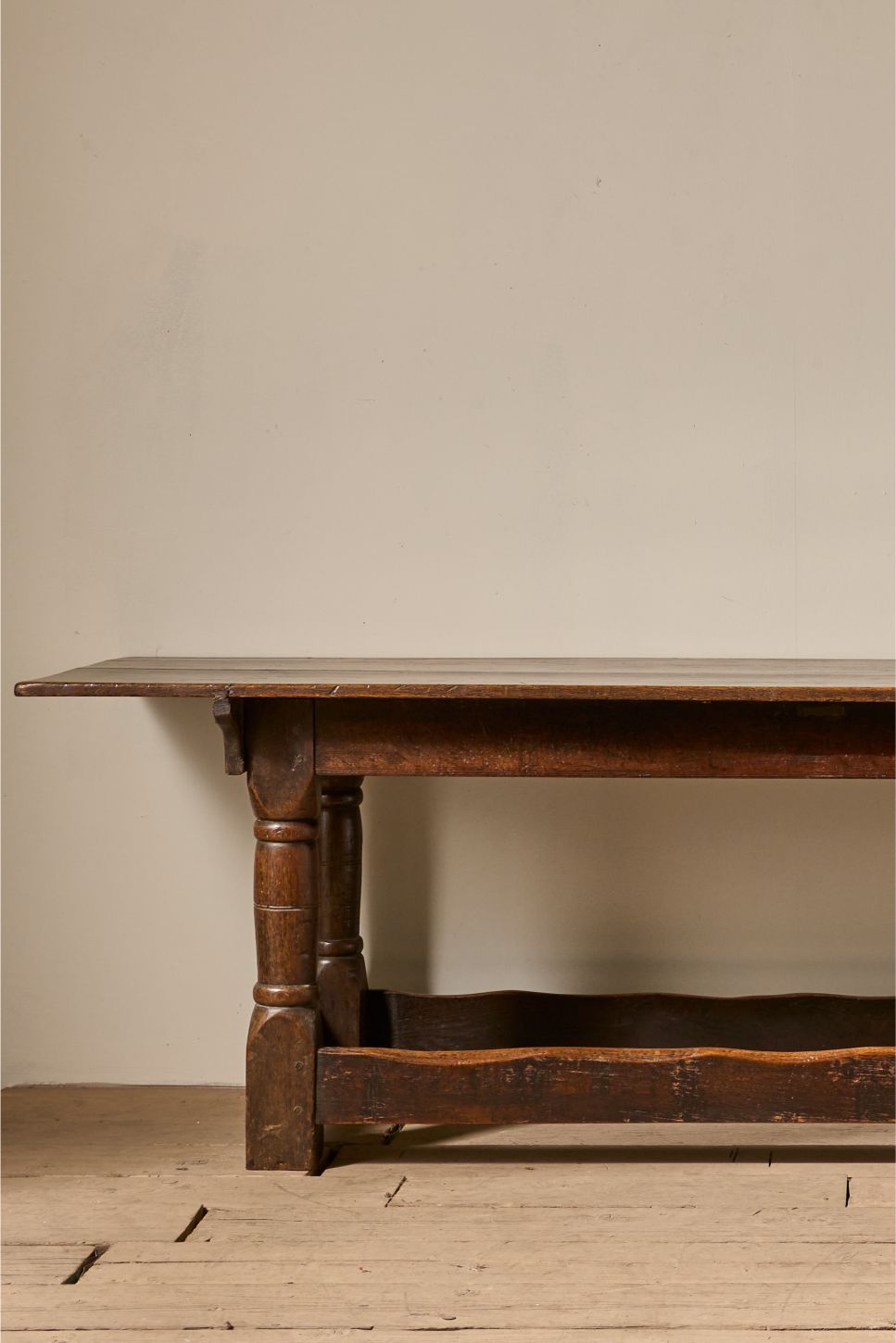 Long 18th Century English Oak refectory table - TallBoy Interiors