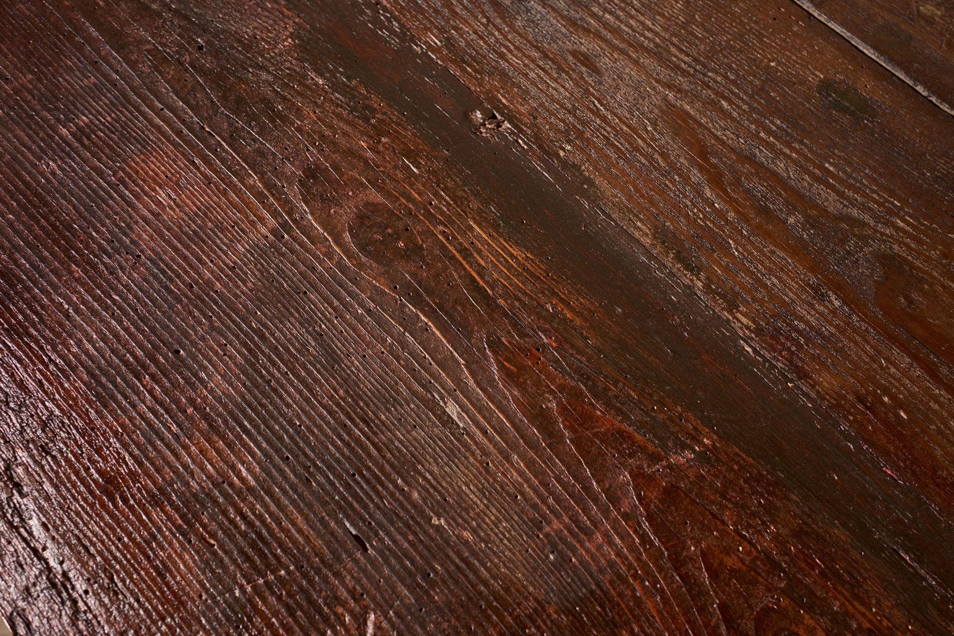 Large 18th century trestle coffee table - TallBoy Interiors