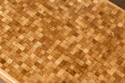 Mid 20th century parquetry oak coffee table - TallBoy Interiors