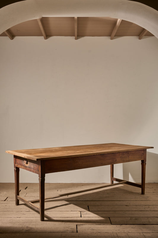 19th Century French elm farmhouse table