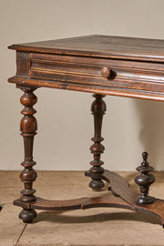 19th century French oak side table - TallBoy Interiors