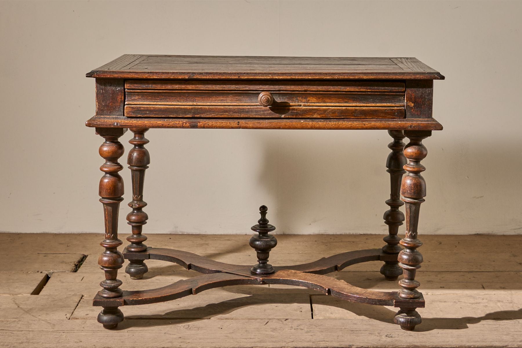19th century French oak side table - TallBoy Interiors