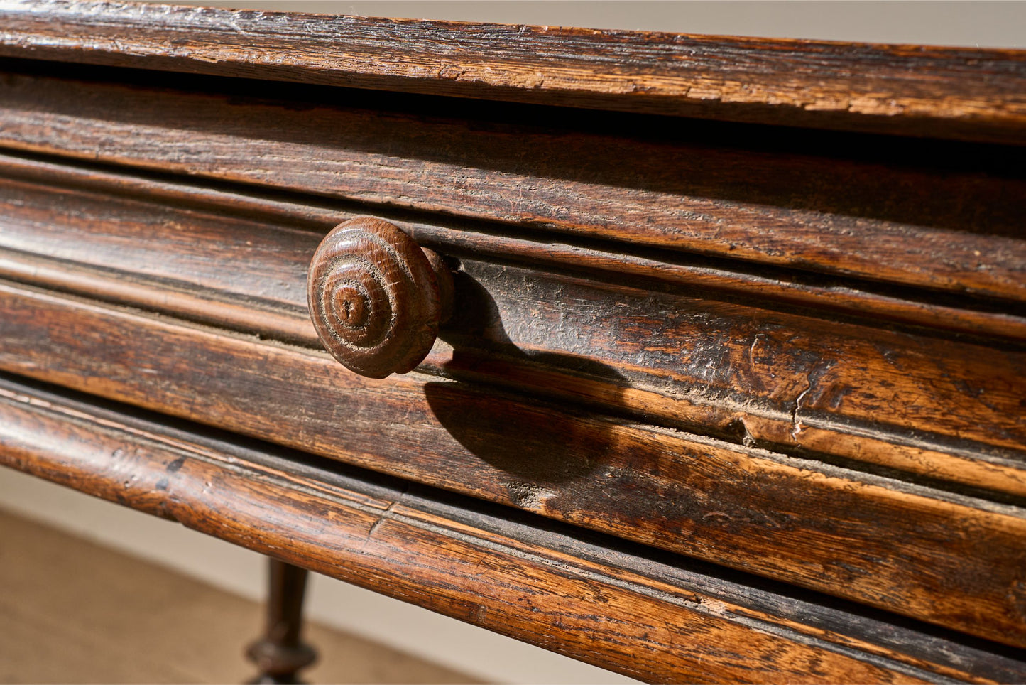19th century French oak side table - TallBoy Interiors