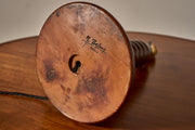 Mid 20th century solid Cherrywood table lamp - TallBoy Interiors