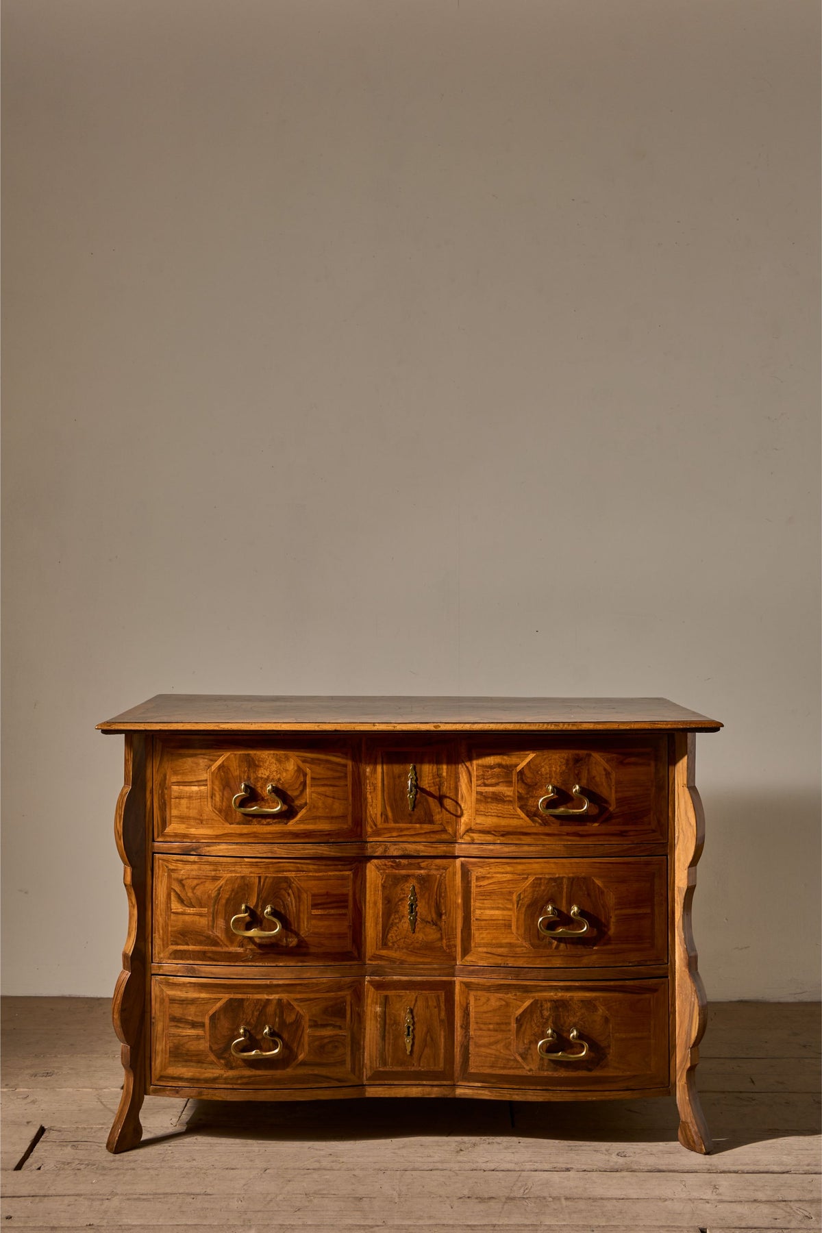 19th century Olive wood chest of drawers - TallBoy Interiors