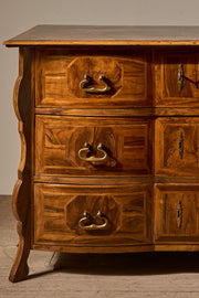 19th century Olive wood chest of drawers - TallBoy Interiors