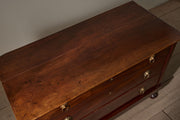 19th Century Mahogany paw footed chest of drawers - TallBoy Interiors