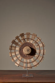 19th Century mounted Indian silk spinning wheel - No2 - TallBoy Interiors