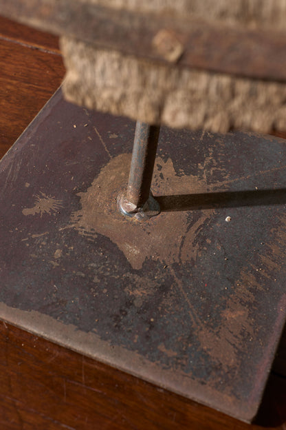 19th Century mounted Indian silk spinning wheel - No2